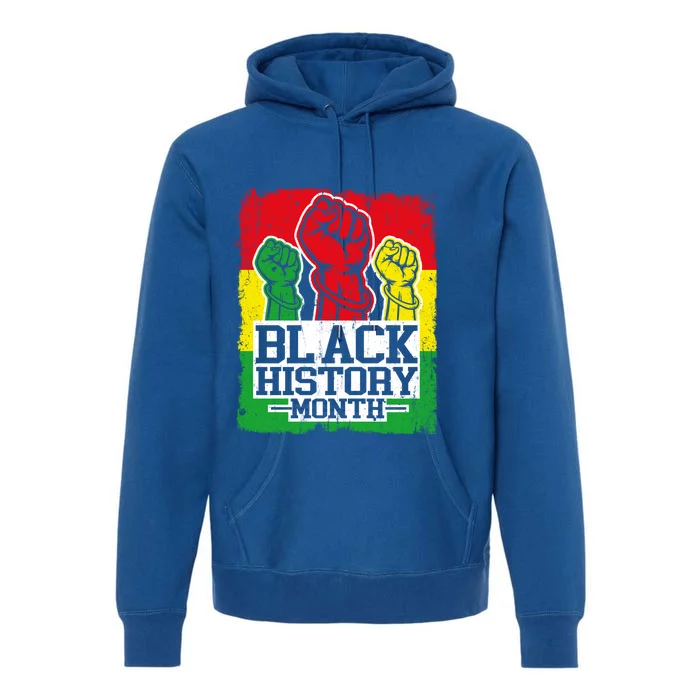 Black History Month Blm Juneteenth Melanin African Freedom Gift Premium Hoodie