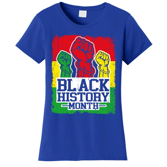 Black History Month Blm Juneteenth Melanin African Freedom Gift Women's T-Shirt