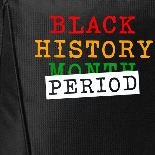 Black History Month Period African Pride City Backpack