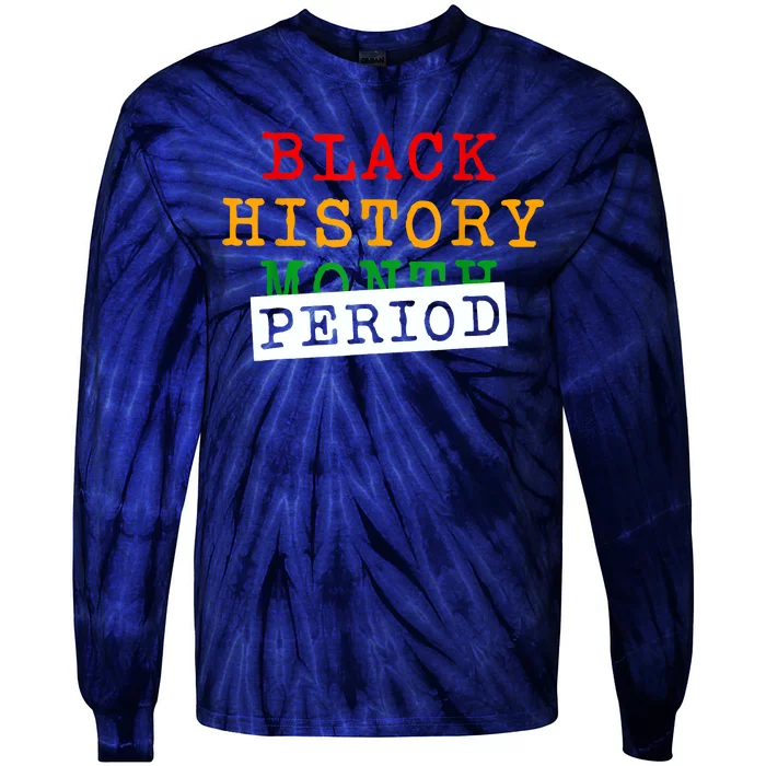 Black History Month Period African Pride Tie-Dye Long Sleeve Shirt