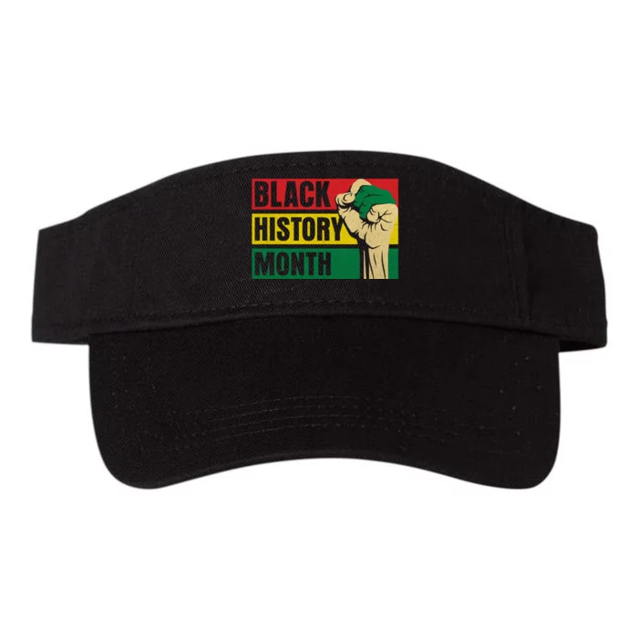 Black History Month Gift African Pride Melanin Freedom Valucap Bio-Washed Visor