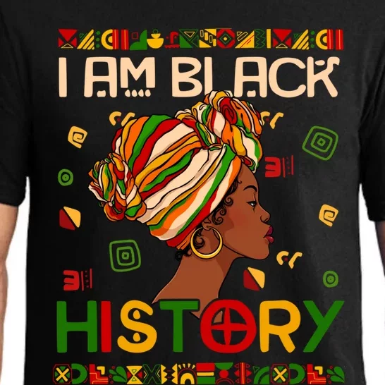 Black History Month Shirts I Am Black History African American Pajama Set