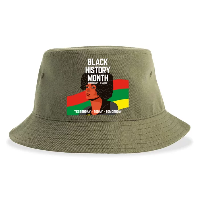 Black History Month Black Women African American Black Beauty Sustainable Bucket Hat