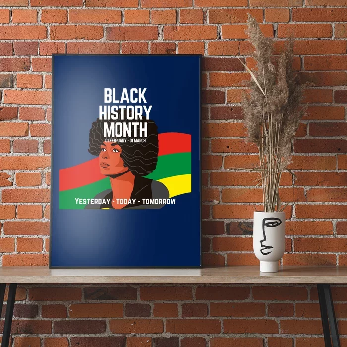 Black History Month Black Women African American Black Beauty Poster