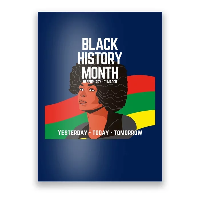 Black History Month Black Women African American Black Beauty Poster