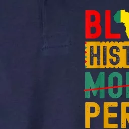 Black History Month Period African Pride Softstyle Adult Sport Polo