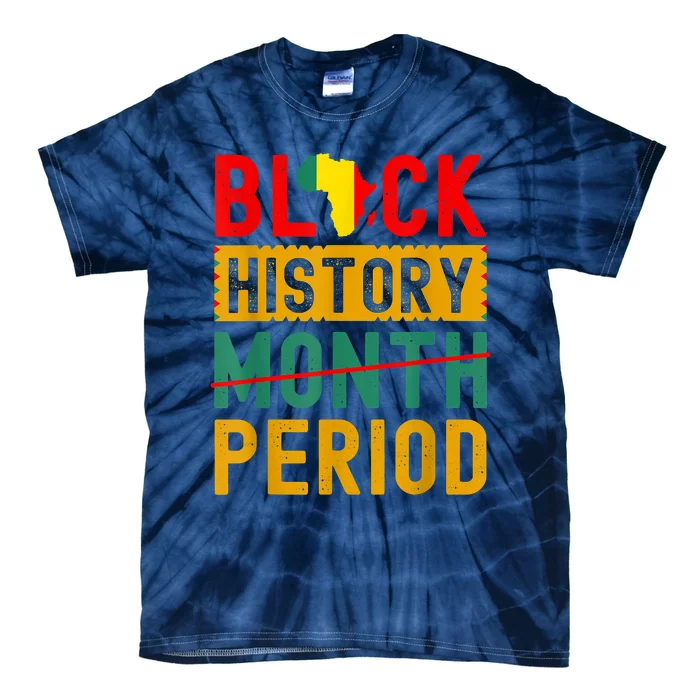 Black History Month Period African Pride Tie-Dye T-Shirt