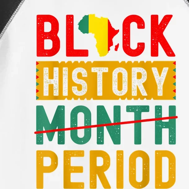 Black History Month Period African Pride Toddler Fine Jersey T-Shirt