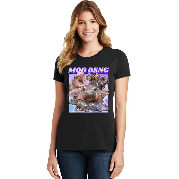 Baby Hippo Moo Deng Women's T-Shirt