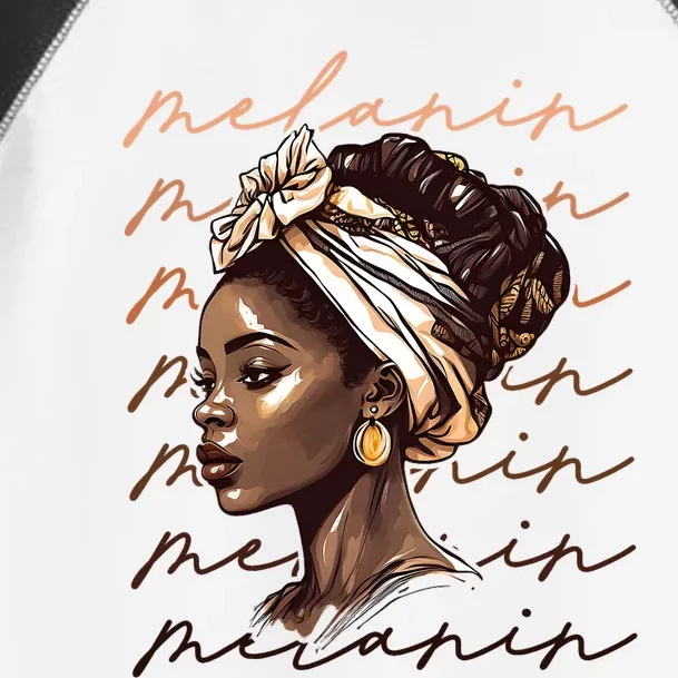 Black History Month African American Black Melanin Queen Toddler Fine Jersey T-Shirt