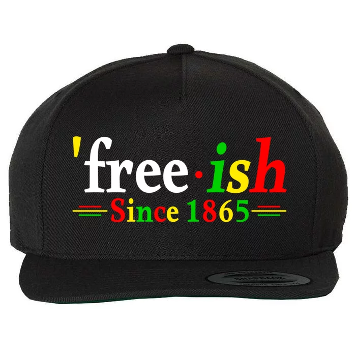 Black History Month Juneteenth Freedom Ecipation Freegiftish Funny Gift Wool Snapback Cap