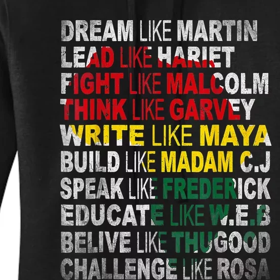 Black History Month Apparel Outfit Women's Pullover Hoodie