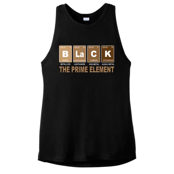 Black History Month Prime Element Ladies Tri-Blend Wicking Tank