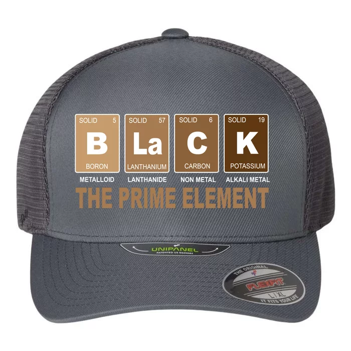 Black History Month Prime Element Flexfit Unipanel Trucker Cap