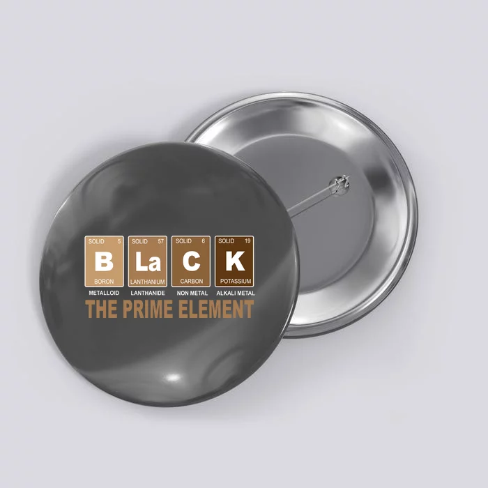 Black History Month Prime Element Button