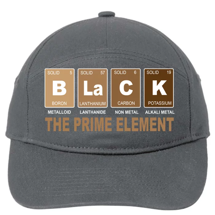 Black History Month Prime Element 7-Panel Snapback Hat