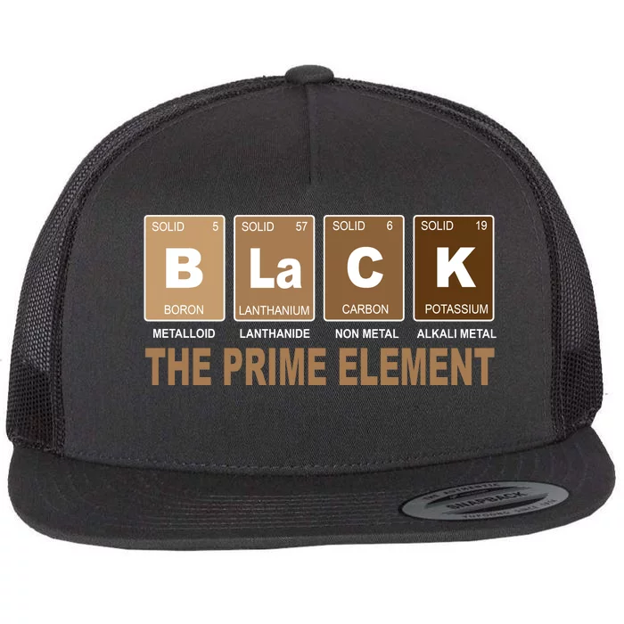 Black History Month Prime Element Flat Bill Trucker Hat