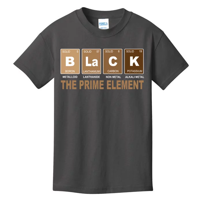 Black History Month Prime Element Kids T-Shirt