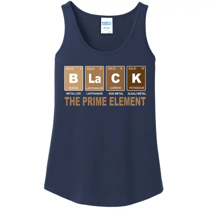 Black History Month Prime Element Ladies Essential Tank