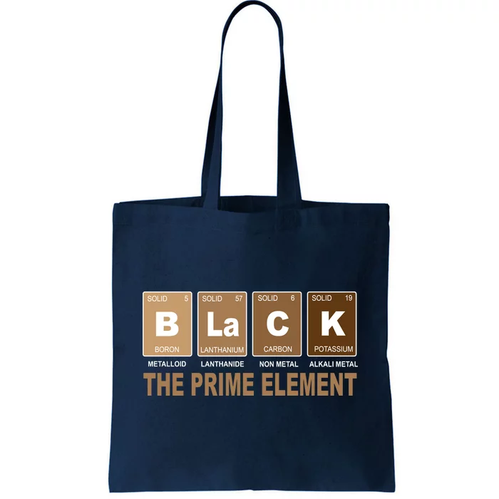 Black History Month Prime Element Tote Bag