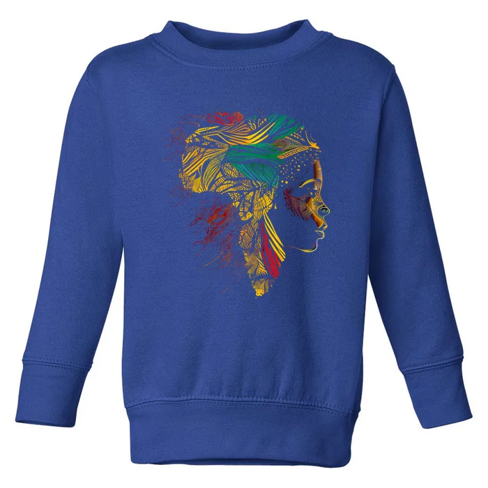 Black History Month Gift African American Ancestors' Roots Gift Toddler Sweatshirt