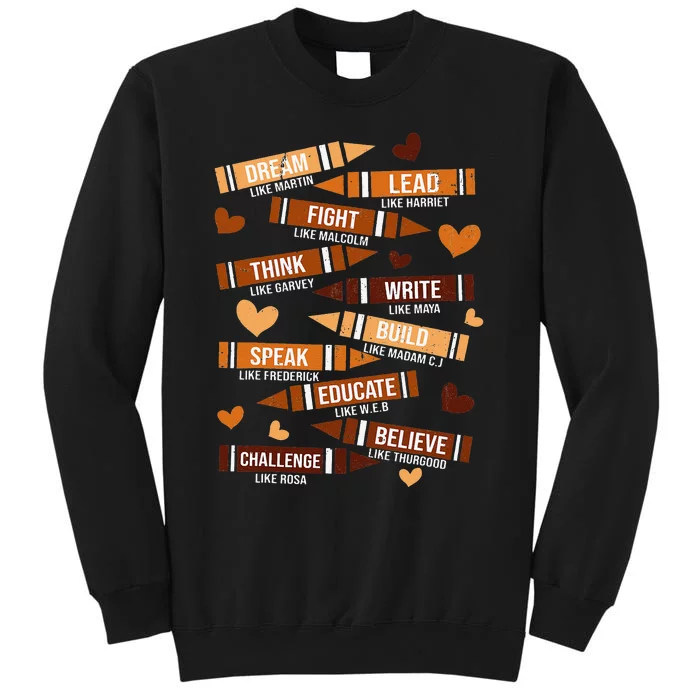 Black History Month Dream Like Martin Leaders Juneteenth Sweatshirt