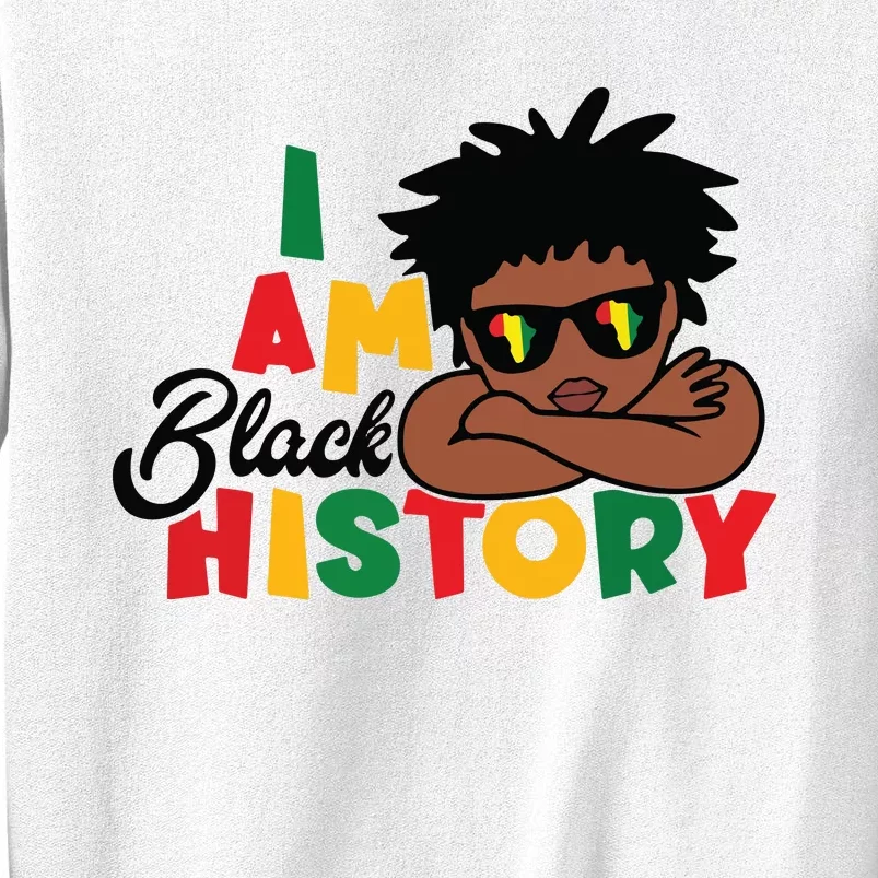 Black History Month Boy I Am African American Sweatshirt