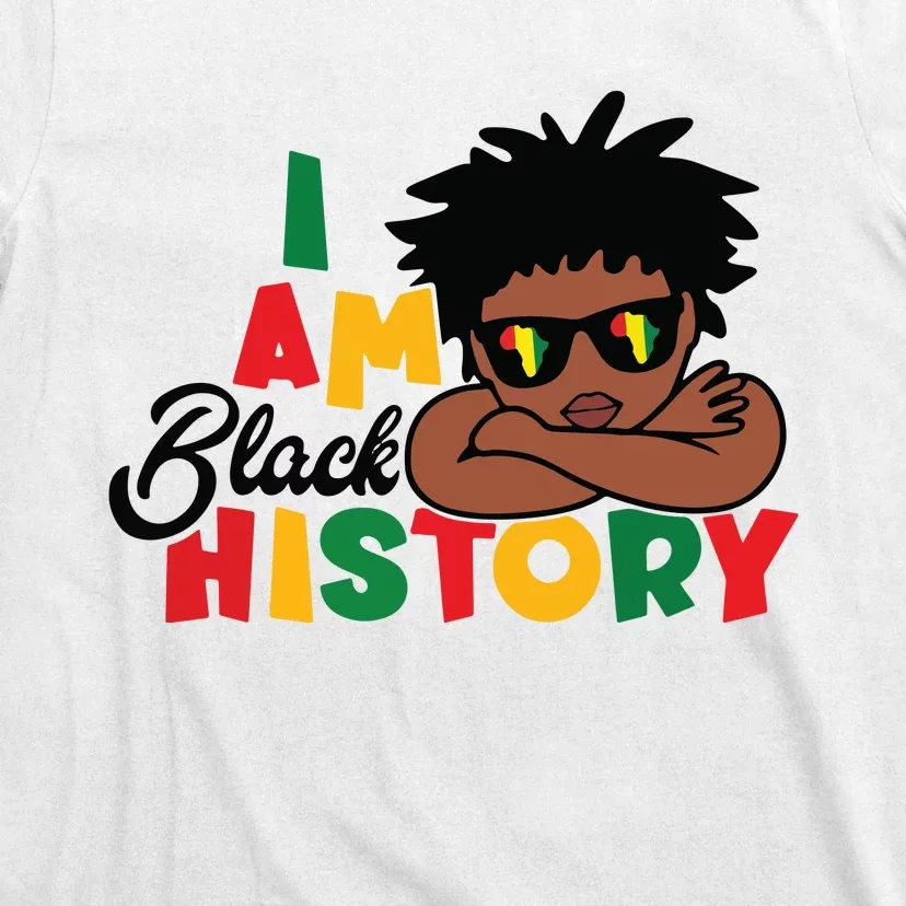 Black History Month Boy I Am African American T-Shirt