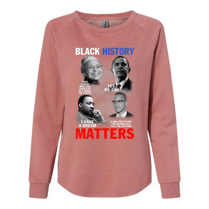 Black History Matterfor Black History Month Womens California Wash Sweatshirt