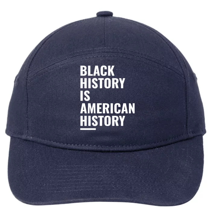 Black History Month Funny Gift African American Country Celebration Gift 7-Panel Snapback Hat