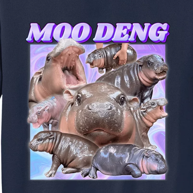 Baby Hippo Moo Deng Tall Sweatshirt