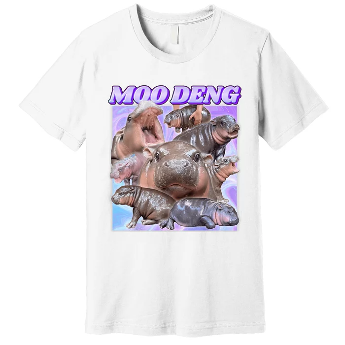 Baby Hippo Moo Deng Premium T-Shirt