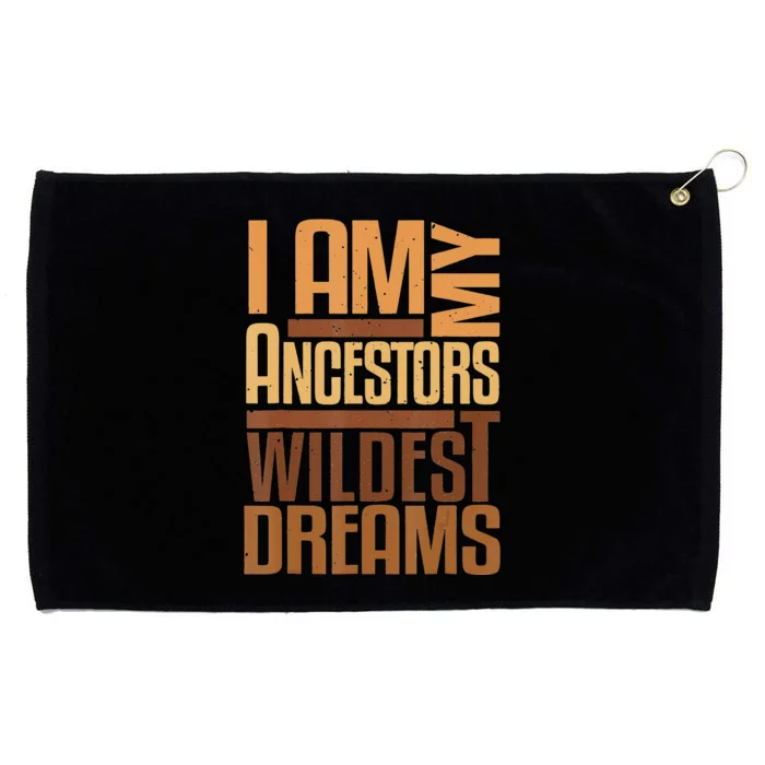 Black History Month Black History Is American History Grommeted Golf Towel