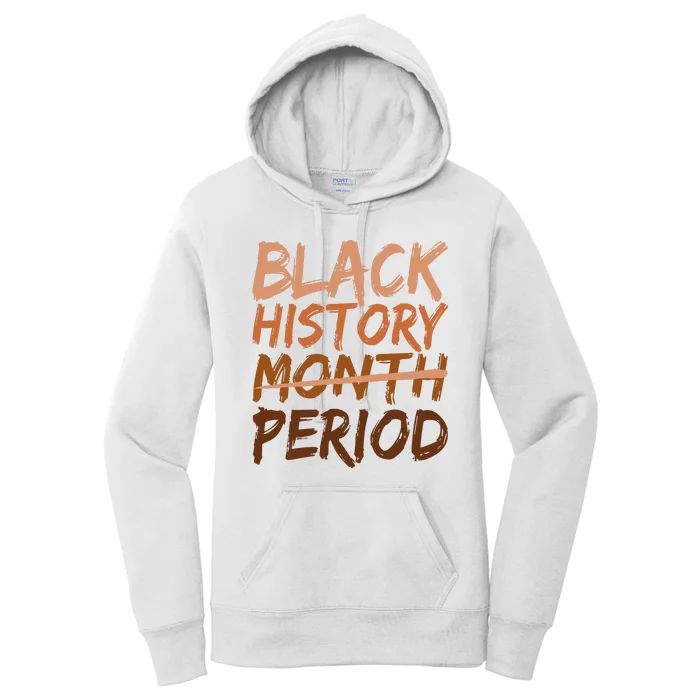 Black History Month Period African American Proud Women's Pullover Hoodie