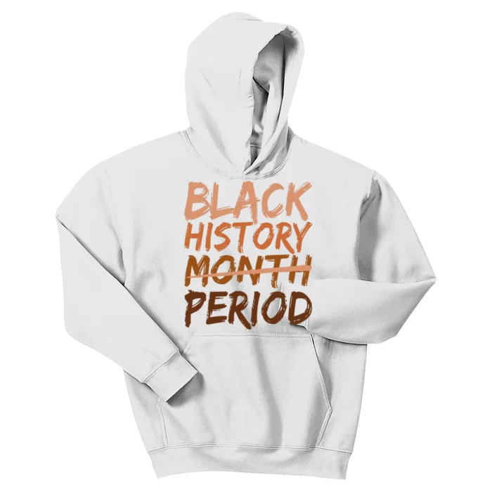 Black History Month Period African American Proud Kids Hoodie