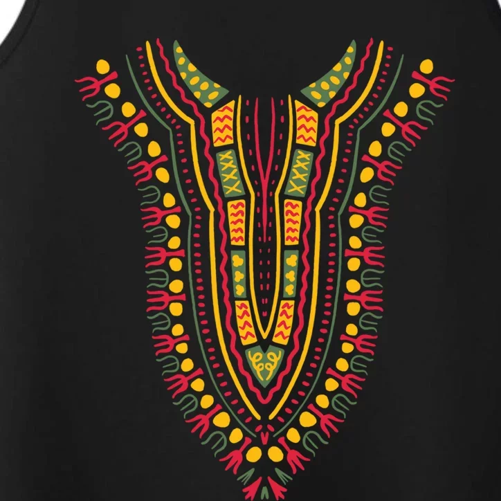 Black History Month Shirts Dashiki Print Kente Traditional Ethnic Pride African Performance Tank