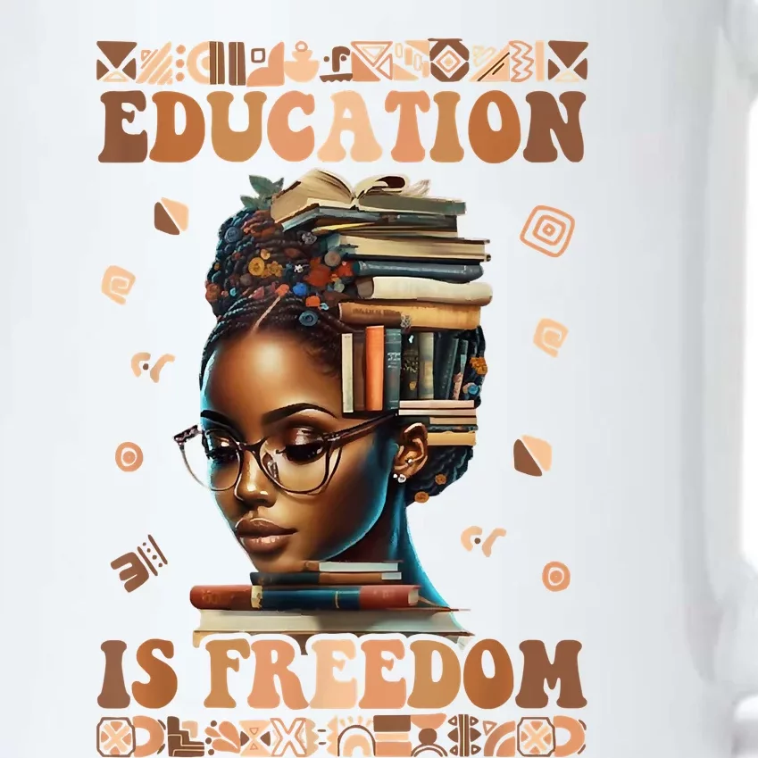 Black History Month Education Is Freedom Teacher Black Color Changing Mug