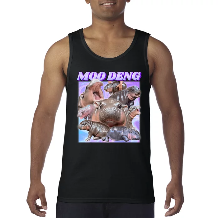 Baby Hippo Moo Deng Tank Top