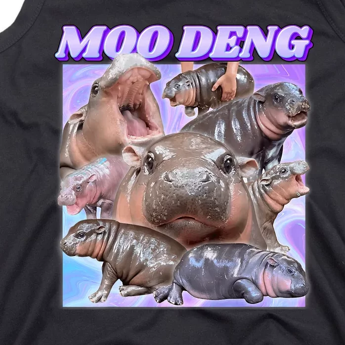 Baby Hippo Moo Deng Tank Top