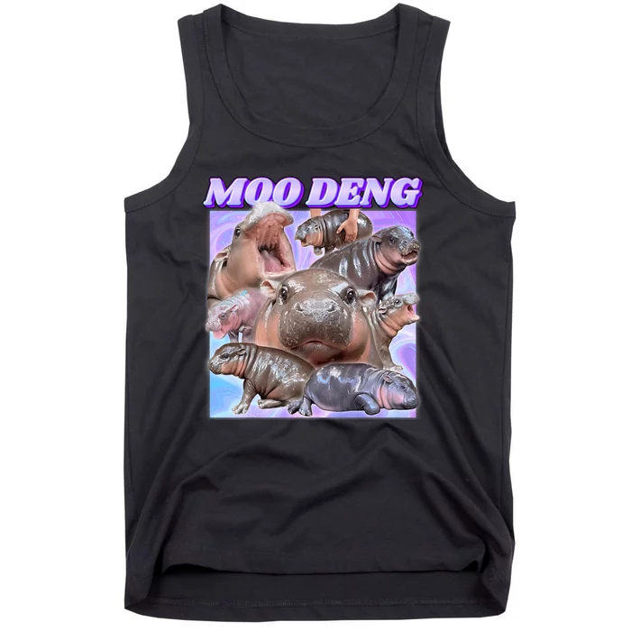 Baby Hippo Moo Deng Tank Top