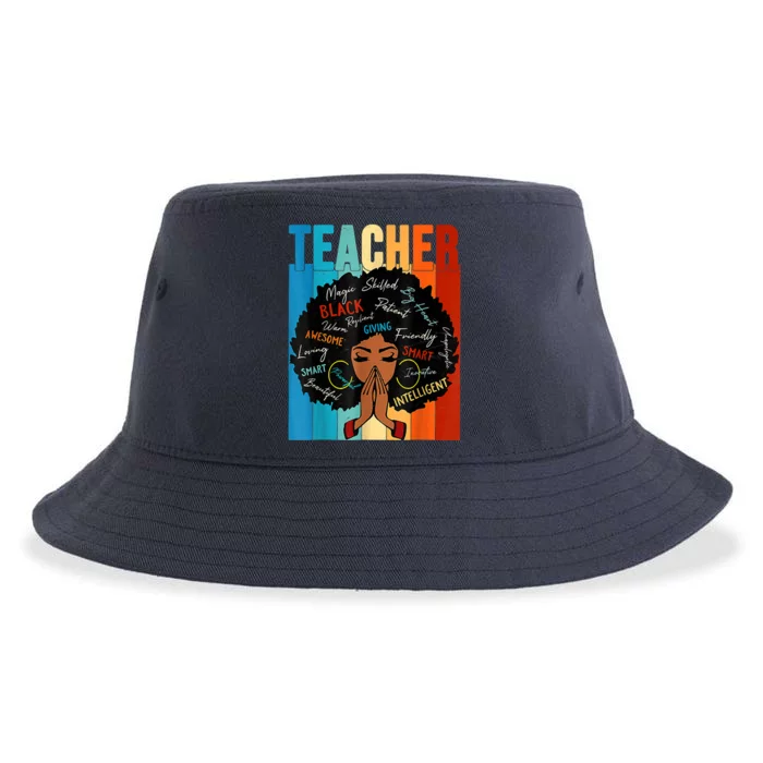 Black History Month Teacher Sustainable Bucket Hat