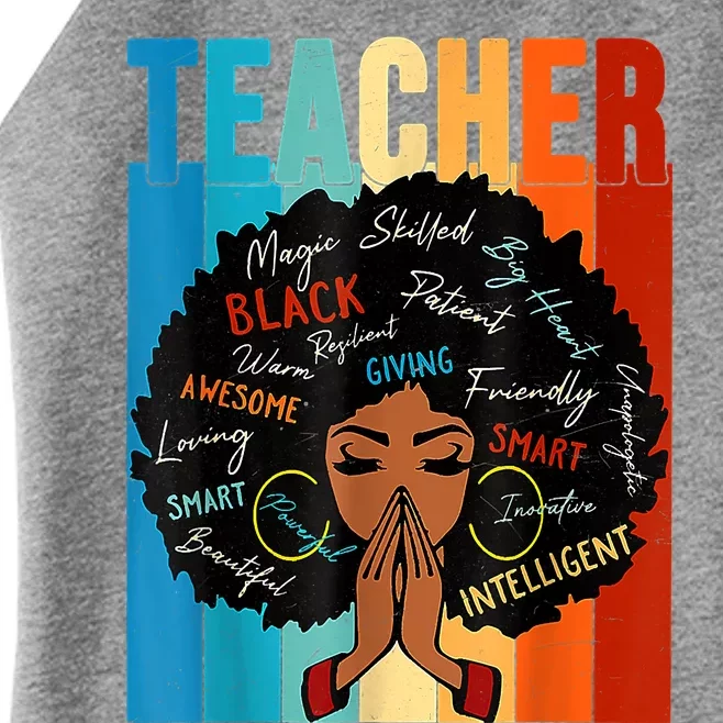 Black History Month Teacher Women’s Perfect Tri Rocker Tank