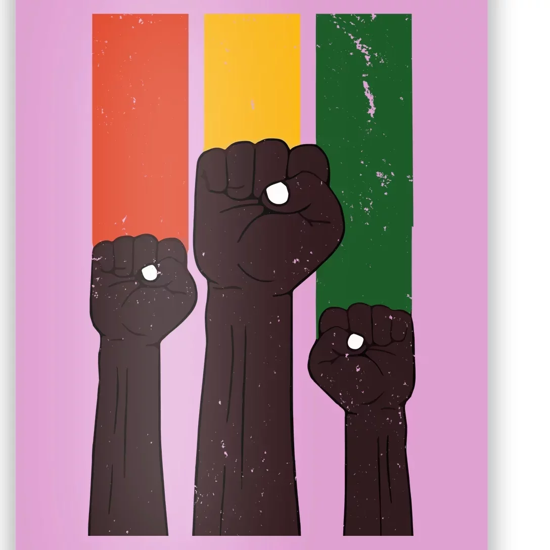 Black History Month Fist Pride Poster