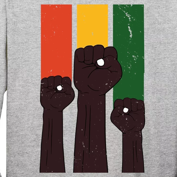 Black History Month Fist Pride Tall Long Sleeve T-Shirt