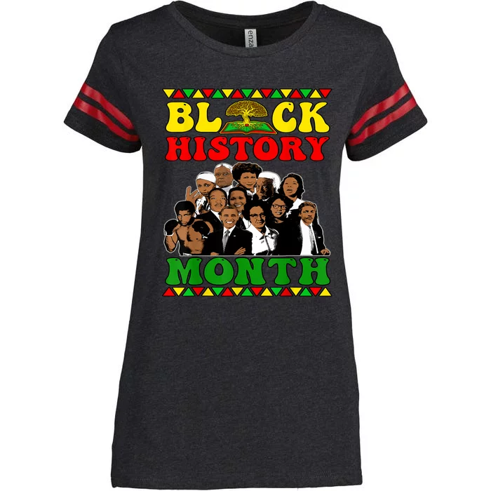 Black History Month Apparel Black Pride African American Enza Ladies Jersey Football T-Shirt