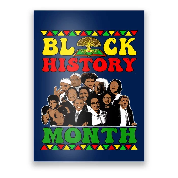 Black History Month Apparel Black Pride African American Poster