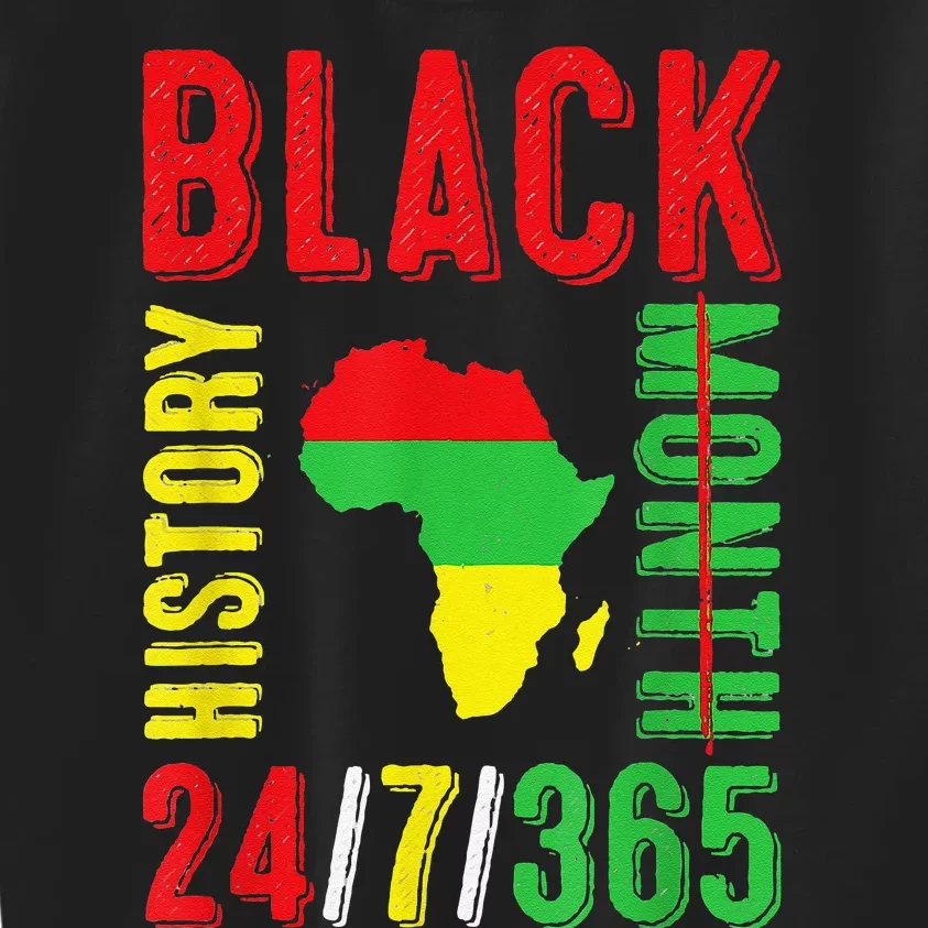 Black History Month 247365 Gift Pride African American Kids Sweatshirt