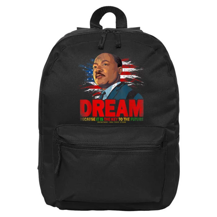 Black History Month Martin Have Dream Luther King Day 16 in Basic Backpack