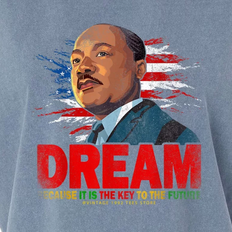 Black History Month Martin Have Dream Luther King Day Garment-Dyed Women's Muscle Tee