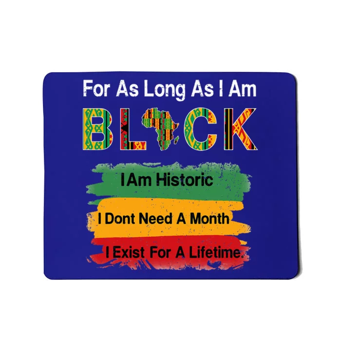 Black History Month Apparel Africa Map Kente Cloth Mousepad